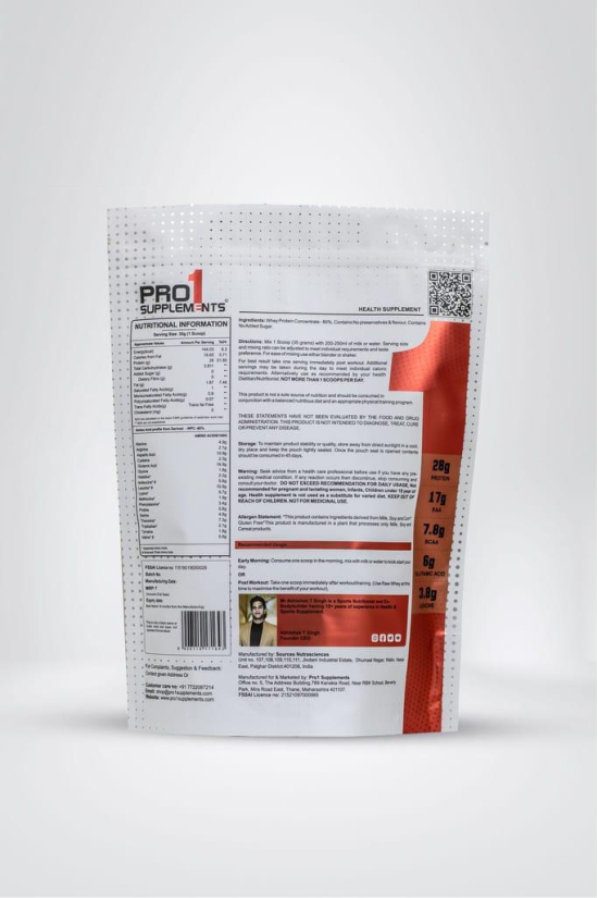 Pro1 Supplements Raw Whey 2lbs