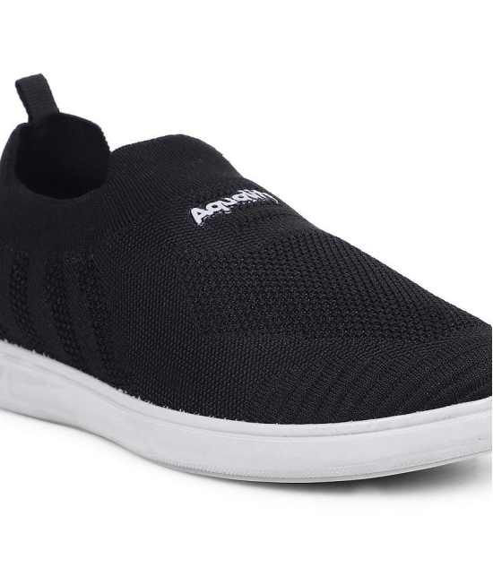 Aqualite PLS00602G Black Mens Slip-on Shoes - None