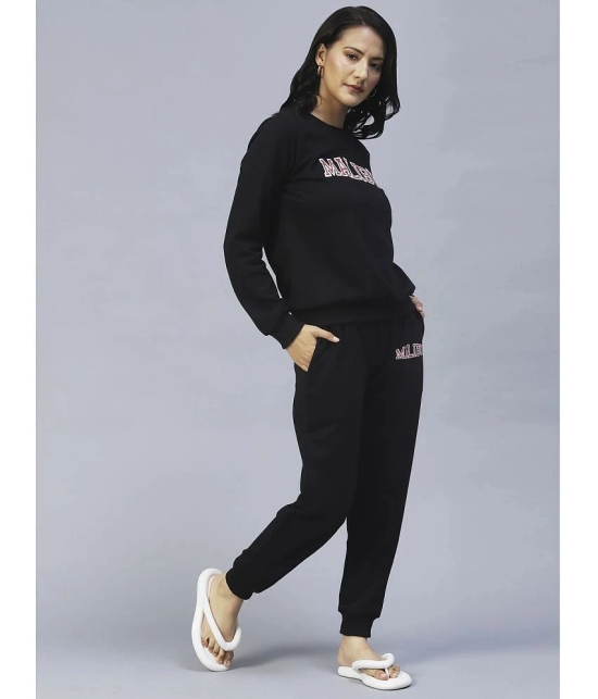 Rigo Black Cotton Printed Tracksuit - Pack of 1 - None