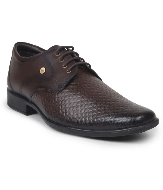 Liberty - Brown Mens Derby Formal Shoes - None