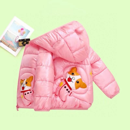 Unisex Cute Paws Jacket-White / 4-5 Years / 100