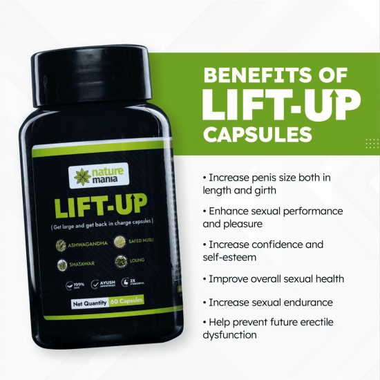 Nature Mania Lift-up Capsule (Male Enhancer) - 60 Capsules