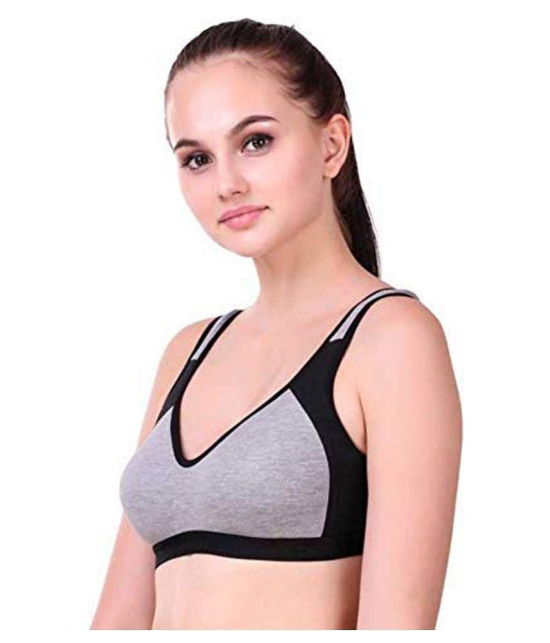 ComfyStyle Cotton Lycra T-Shirt Bra - Multi Color - 28