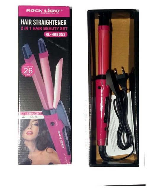 Rock Light 2 In 1 Beauty Set Hair Straightener ( MULTI )