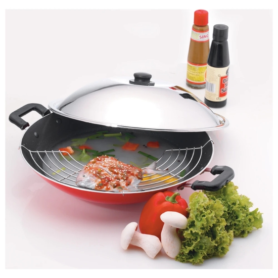 Premier Non Stick Chinese Wok - 30 cm