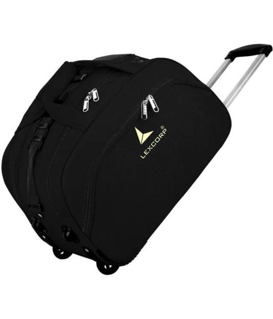 LEXCORP - Black Nylon Duffle Trolley - Onesize