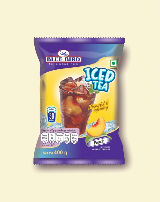 Blue Bird Iced Tea Peach, 400 gm