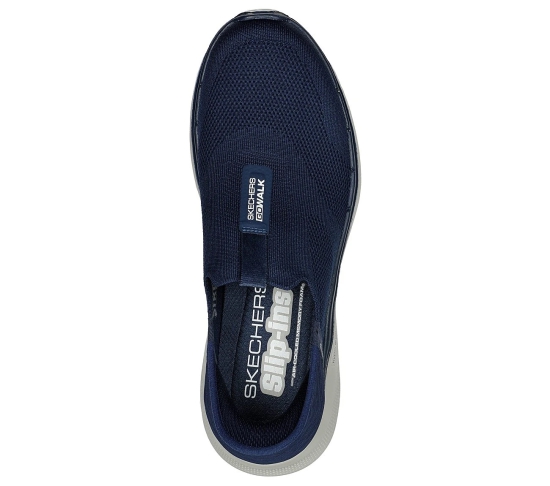 Skechers Navy Men Go Walk 6 - Easy On Slip On Sneakers