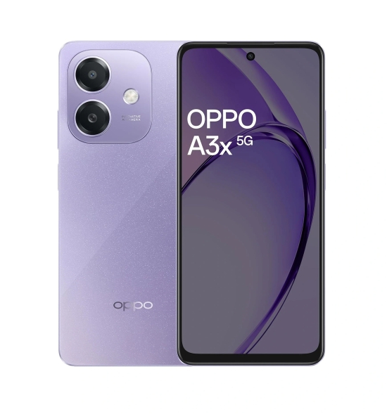 OPPO A3X (Color - Star Purple, Storage - 128 GB, Ram - 4 GB) by ZALANI COLLECTION NX