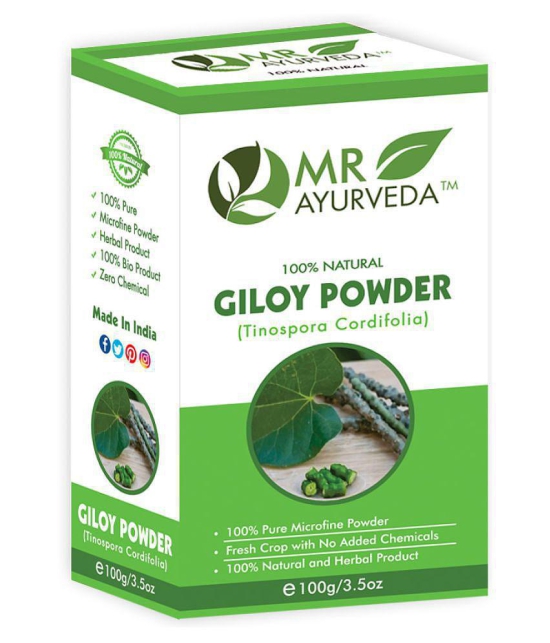 MR Ayurveda Organic Giloy Powder Hair Scalp Treatment 300 g Pack of 3