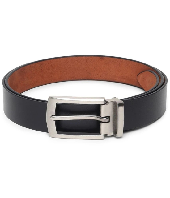 samtroh - Black Leather Mens Casual Belt ( Pack of 1 ) - None