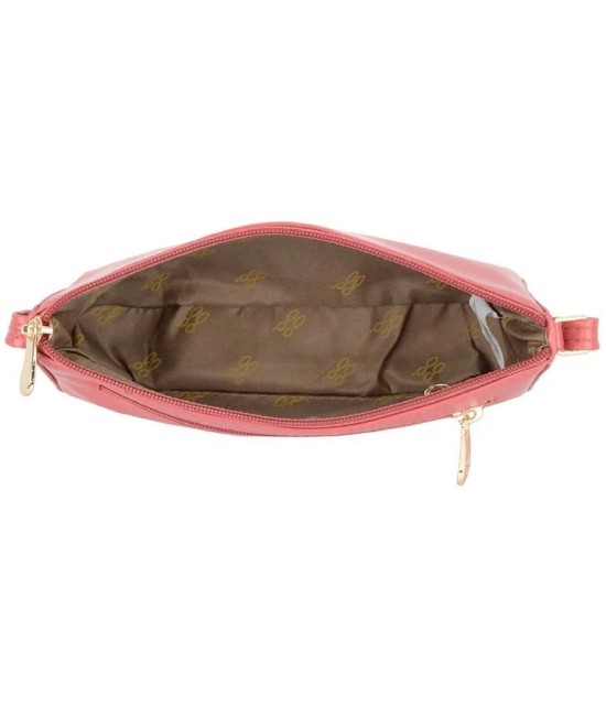 Baggit Pink PU Handheld - Pink