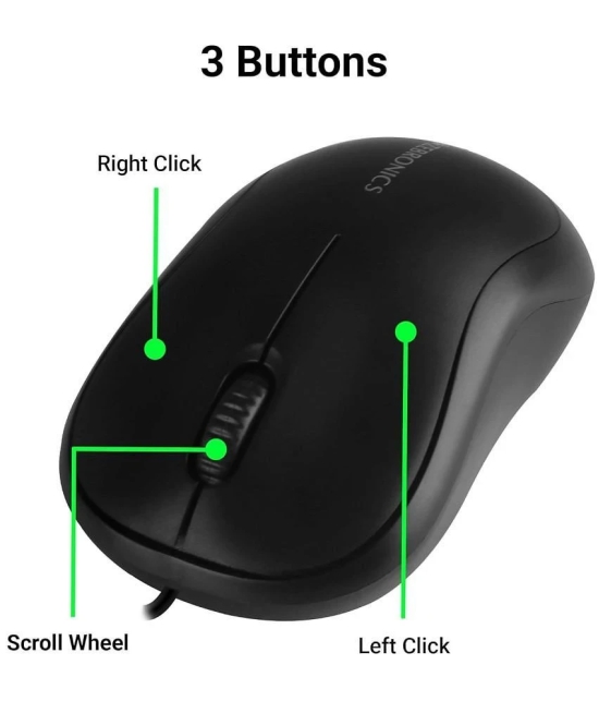 Zebronics zeb-comfort Wired Mouse