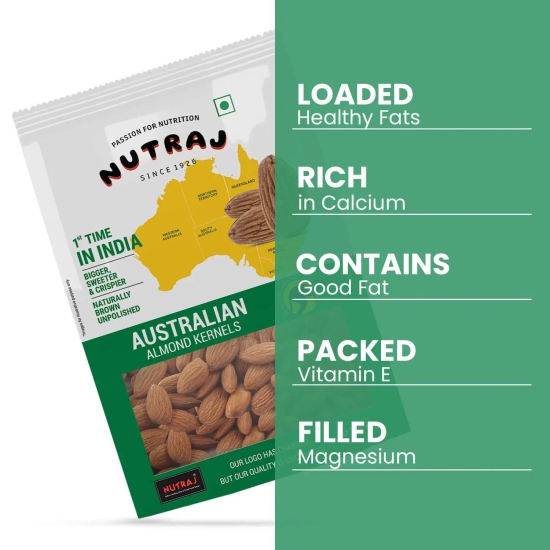 Nutraj Australian Almonds 500gm 500g