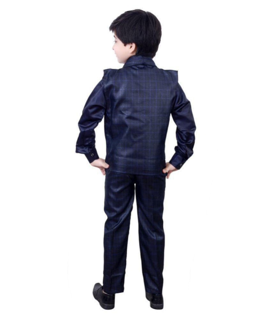 Arshia Fashions Boys Shirt Waistcoat and Pant Set Party wear - None