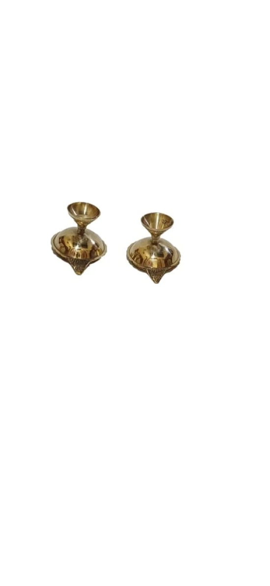 Brass Diya Oil Lamps for Diwali Puja Aarti Mandir Temple Home Decor