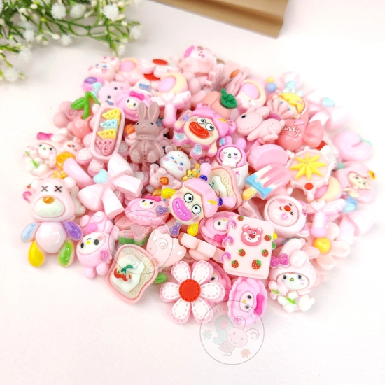 Pink Family - Mix Cabochons Value Pack