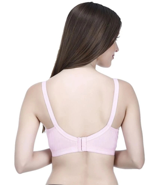 Elina Pink Cotton Non Padded Womens Minimizer Bra ( Pack of 1 ) - None