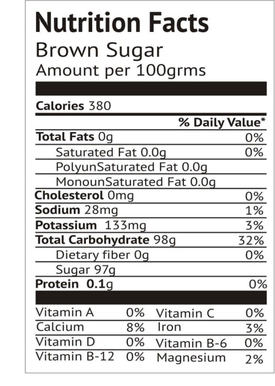 OrgaQ Organicky Brown Sugar Pure and Healthy Natural Sweetener