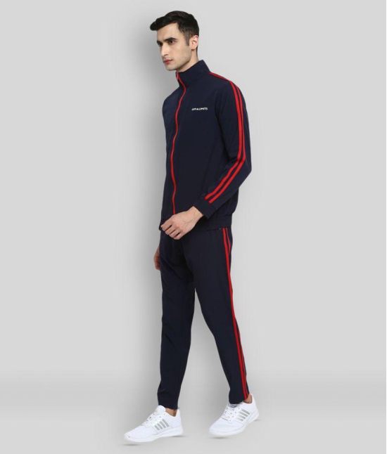 OFF LIMITS - Navy Blue Polyester Regular Fit Solid Mens Sports Tracksuit ( Pack of 1 ) - XXL