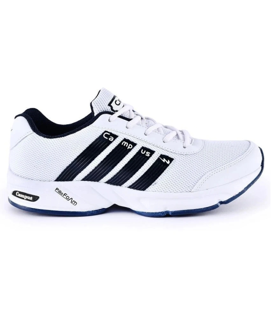 Campus BULL PRO White  Mens Sports Running Shoes - None