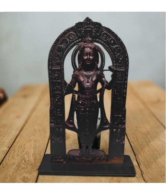 Saf Shree Ram Lala Religious MDF Showpiece ( 38 cm)