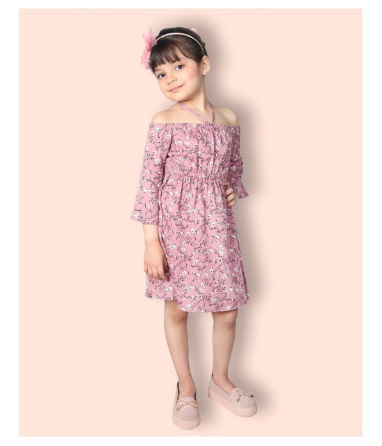 ADDYVERO Girls Knee Length Casual Dress - None