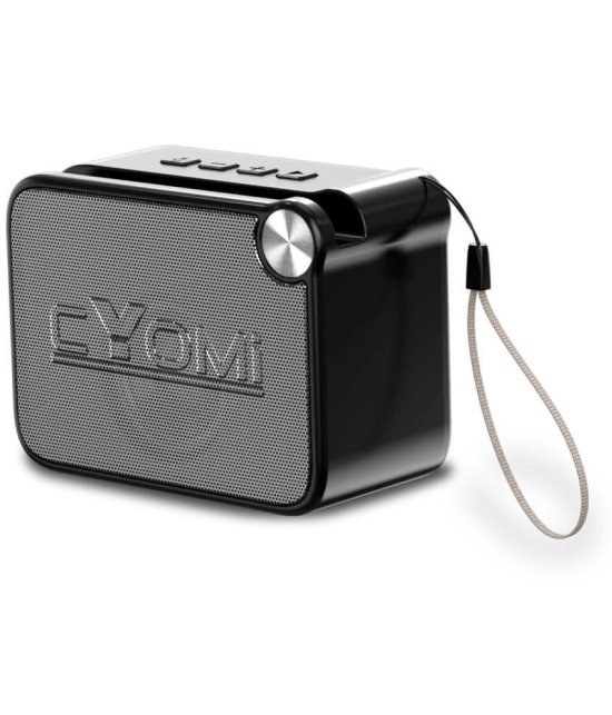 CYOMI CY_617Candy 5 W Bluetooth Speaker Bluetooth V 5.1 with SD card Slot,USB Playback Time 6 hrs Black - Black