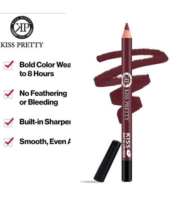 KISS PRETTY Kiss Lips Lip liner Lip Liner Pencil Mauve 2