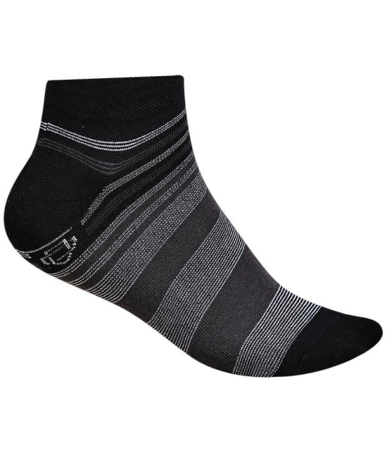 Dollar - Cotton Men's Striped Multicolor Ankle Length Socks ( Pack of 3 ) - Multicolor