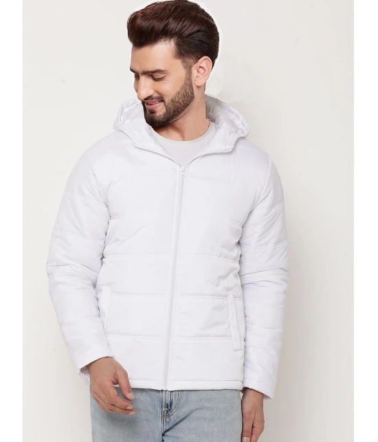 9TY3REE Polyester Mens Puffer Jacket - White ( Pack of 1 ) - None