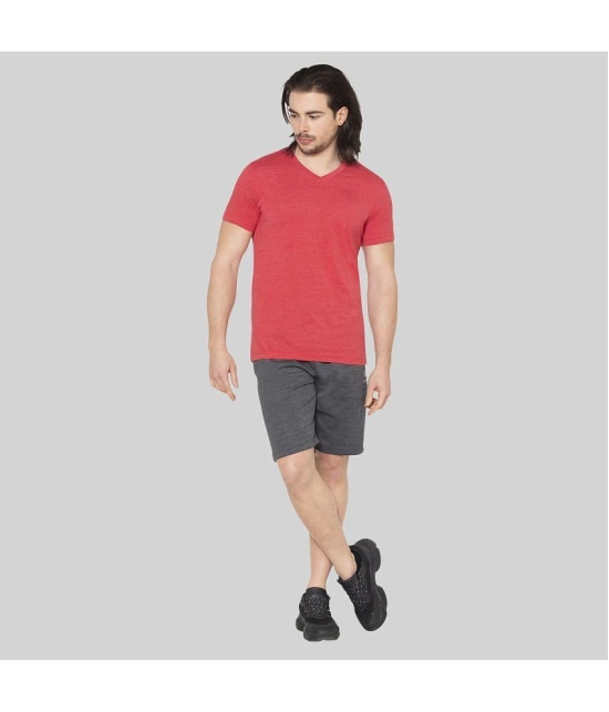 Bodyactive - Camel Cotton Blend Regular Fit Mens T-Shirt ( Pack of 1 ) - None