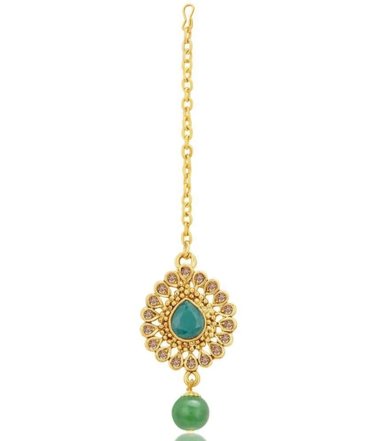 Sukkhi - Green Alloy Necklace Set ( Pack of 1 ) - Green