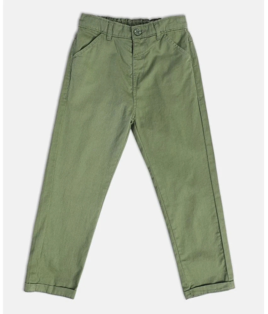 MINI KLUB - Green Cotton Boys Trousers ( Pack of 1 ) - None