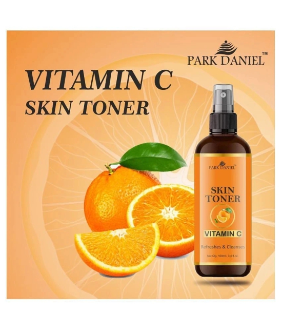 Park Daniel   Vitamin C & Green Tea Skin Toner -  For Men & Women Astringent 200 mL Pack of 2