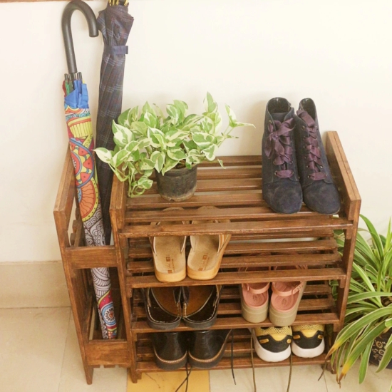 Shoe Rack With Umbrella Stand