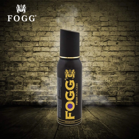 Fogg Fresh Fougere Fragrance Body Spray Black Series For Men, 120Ml