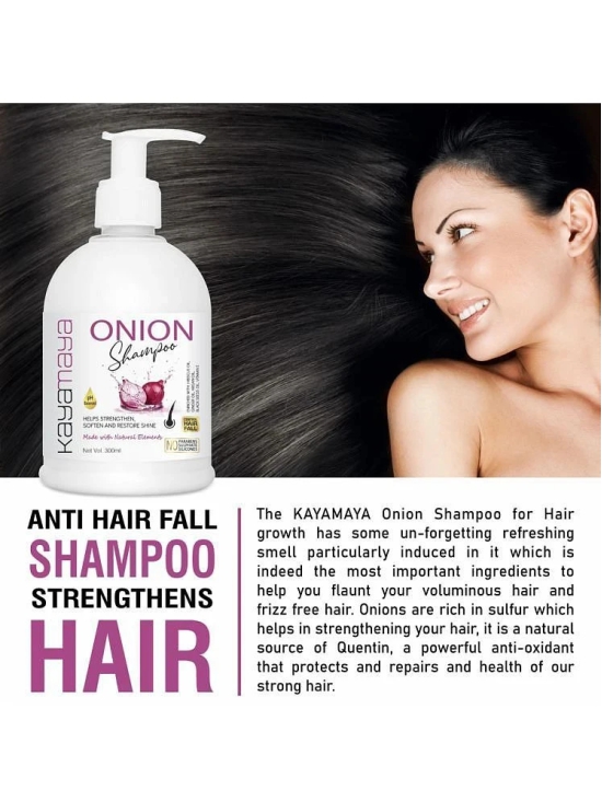 Onion Shampoo with Vitamin E, Natural Extracts & Herbs - Pack of 2