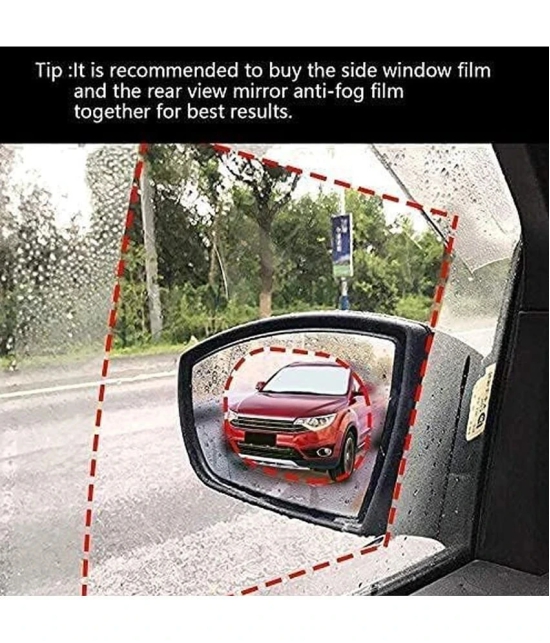 GEEO Side Mirror Visor Transparent Set of 4