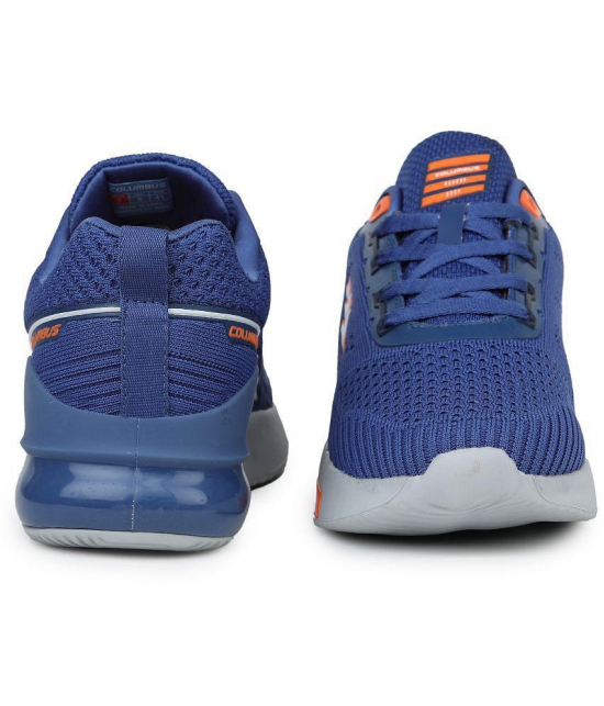 Columbus - ESCORT PLUS Sports Blue Men's Sports Running Shoes - None