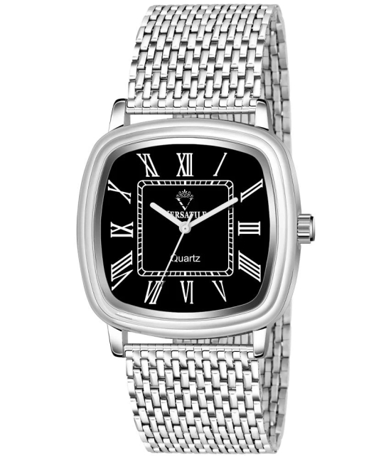 Versatile Silver Metal Analog Mens Watch