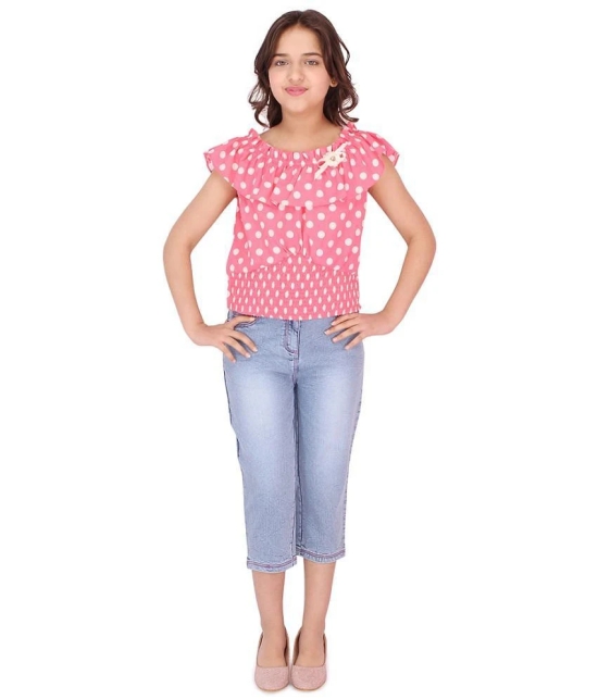 Smart Casual Polka Dotted Top - None