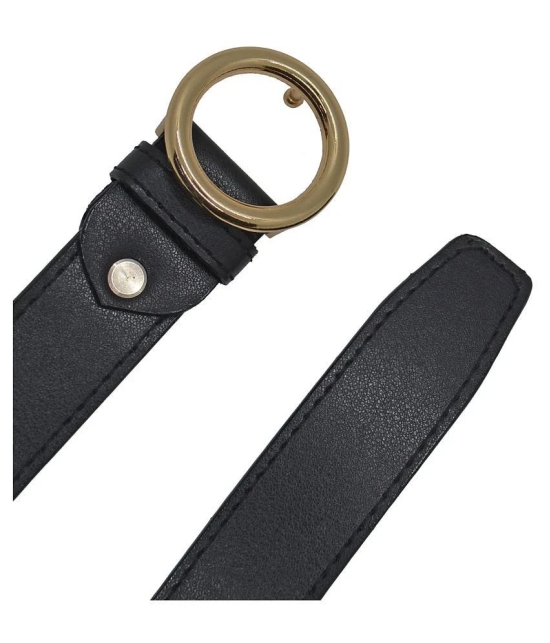 Loopa Black PU Casual Belt - None