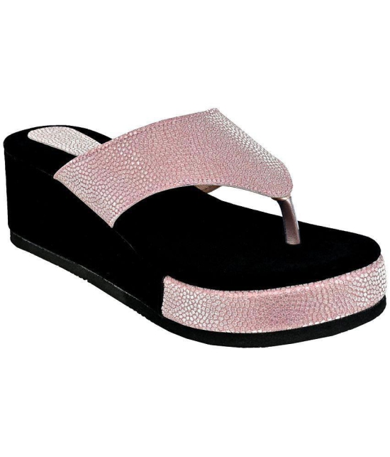 Altek - Pink Womens Slip On Heels - None