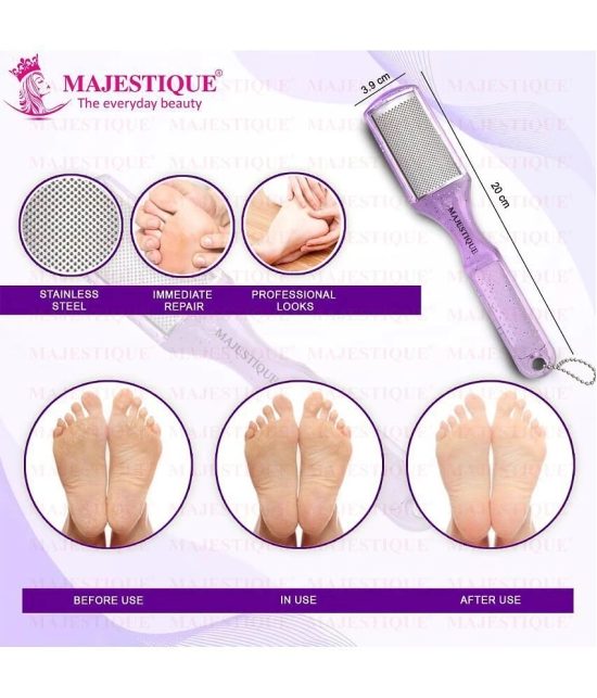 Majestique Foot File for Callus & Heel Removal, Dry & Wet Pedicure Tool - Color May Vary