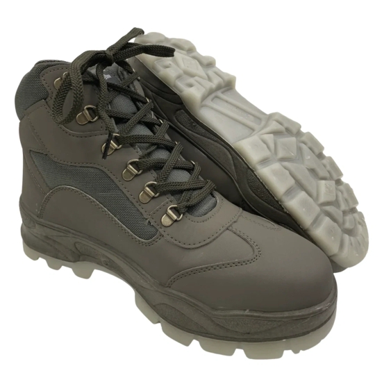 Trekking Shoes - Mid Ankle: Sturdy Hiking Boots with Best Grip Sole for Challenging Terrain and Winter Adventures (Colour - Olive, Size - UK 7) by Total Sporting And Fitness Solutions Pvt Ltd