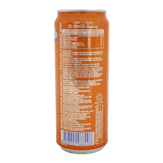 Fanta Orange Flavoured Drink, 320 Ml