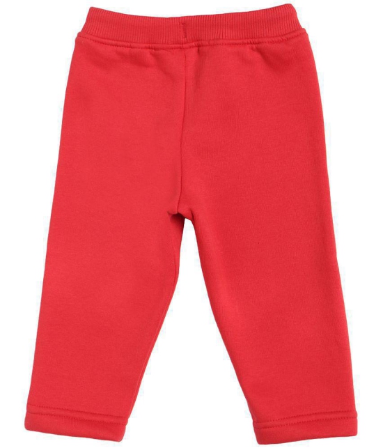 BOYS TRACK PANT SOLID RED POPPY - None