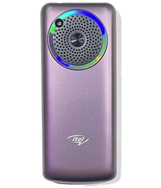 itel MUZIK-430 Dual SIM Feature Phone Platinum SilverPurple