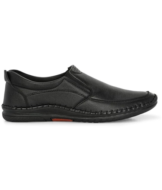 Bucik Black Mens Slip On Formal Shoes - None